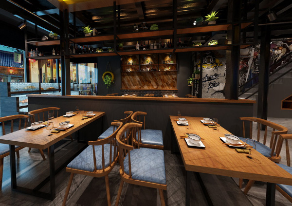 杭州《阿貴燒烤店》裝修設計風格