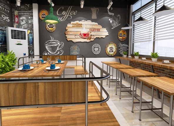 杭州《見面就好》奶茶店裝修設計風格