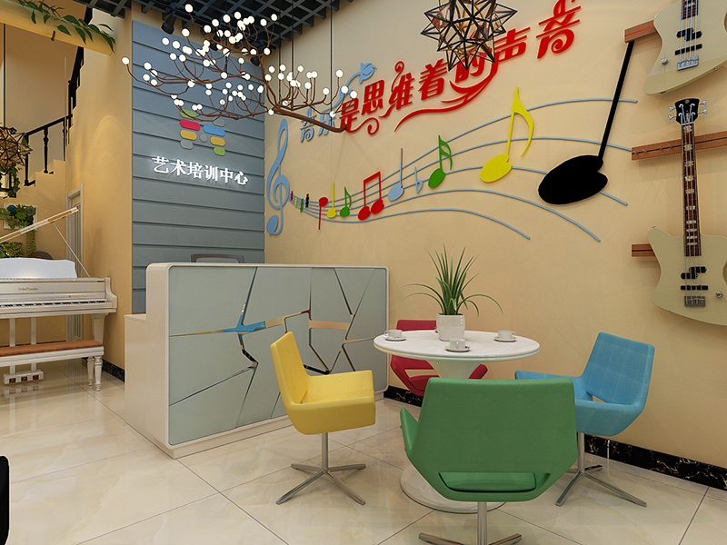 杭州音樂(lè)藝術(shù)培訓(xùn)中心裝修設(shè)計(jì)案例