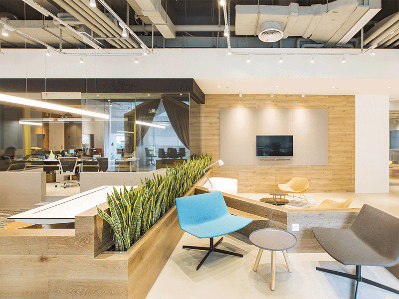 杭州現代簡約辦公室裝修設計風格