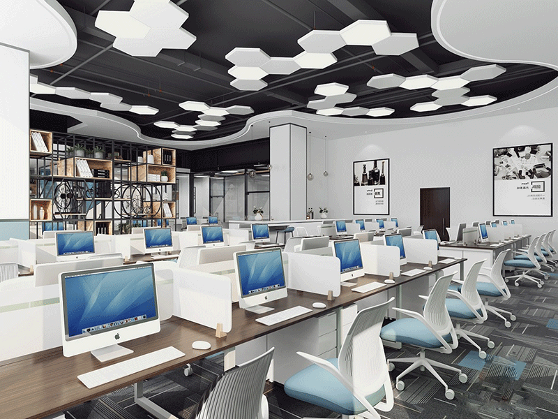 信康科技公司辦公室裝修設(shè)計案例