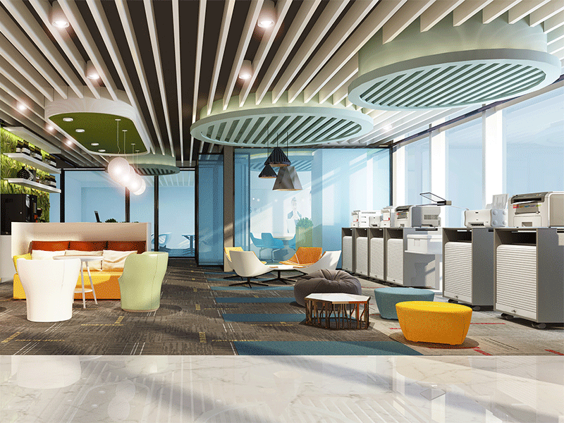 北浩電器互聯(lián)網(wǎng)辦公室裝修設(shè)計案例