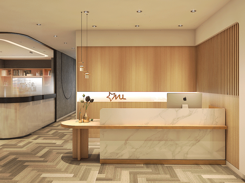 杭州430方現代簡約辦公室裝修設計效果圖