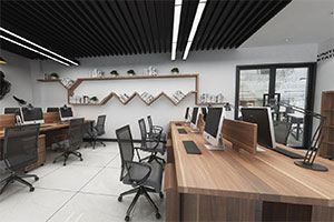 300方辦公室裝修設(shè)計案例