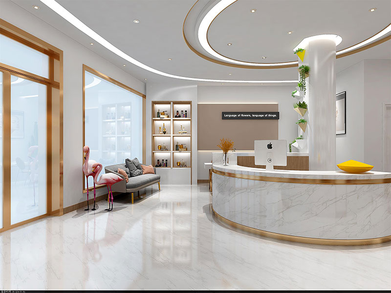 760方現代簡約美容院裝修風格