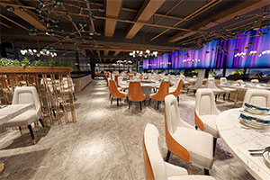 900平現代大型餐飲空間裝修全景