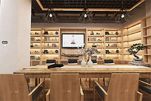 中式瑜伽培訓(xùn)機構(gòu)裝修設(shè)計全景圖